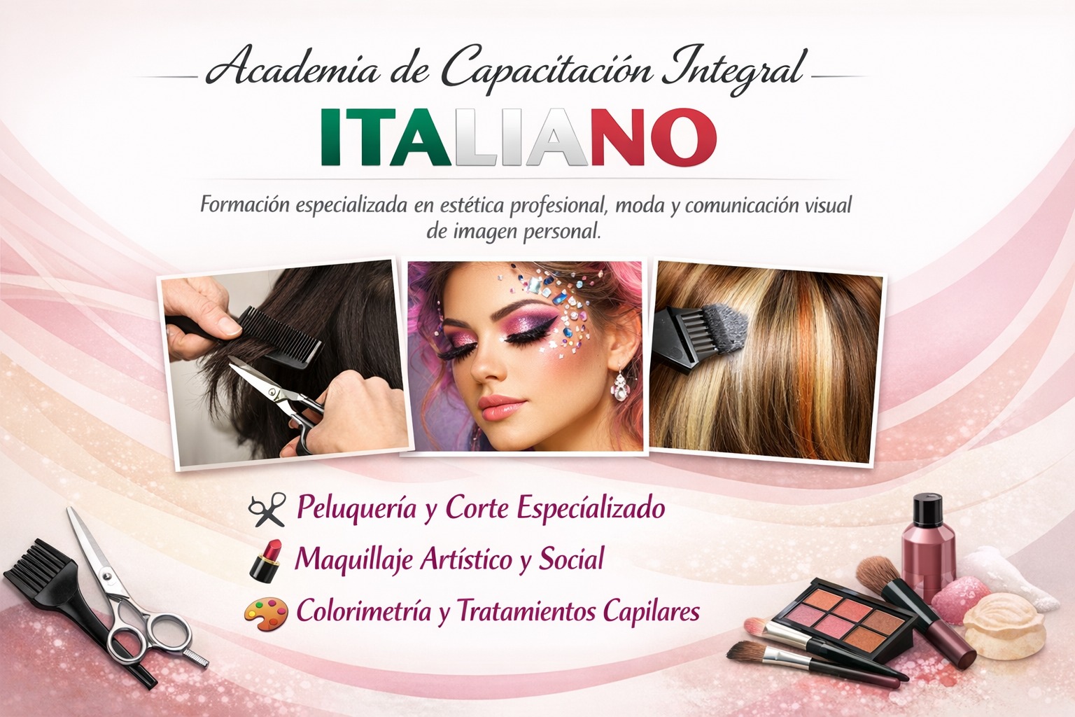 Área de formación: Imagen y Estilismo Integral – Academia ITALIANO